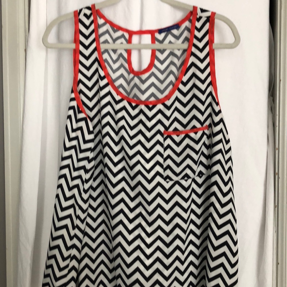 ModCloth Chevron Sweet Claire Top 1x